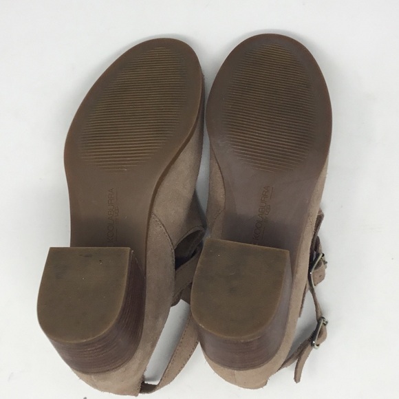 Koolaburra by UGG Sophy Suede Peep-Toe Booties. - Picture 15 of 16